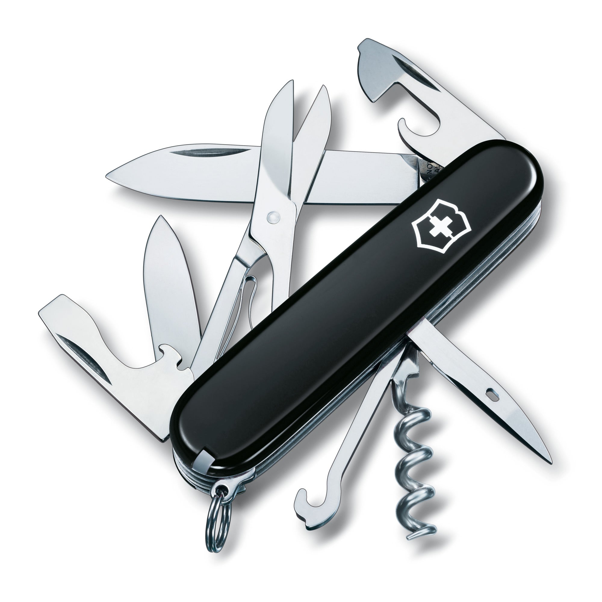 Swiss Army knife CLIMBER black