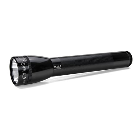 Lommelygte, ML25LT LED sort før 3 C-cellbatterier