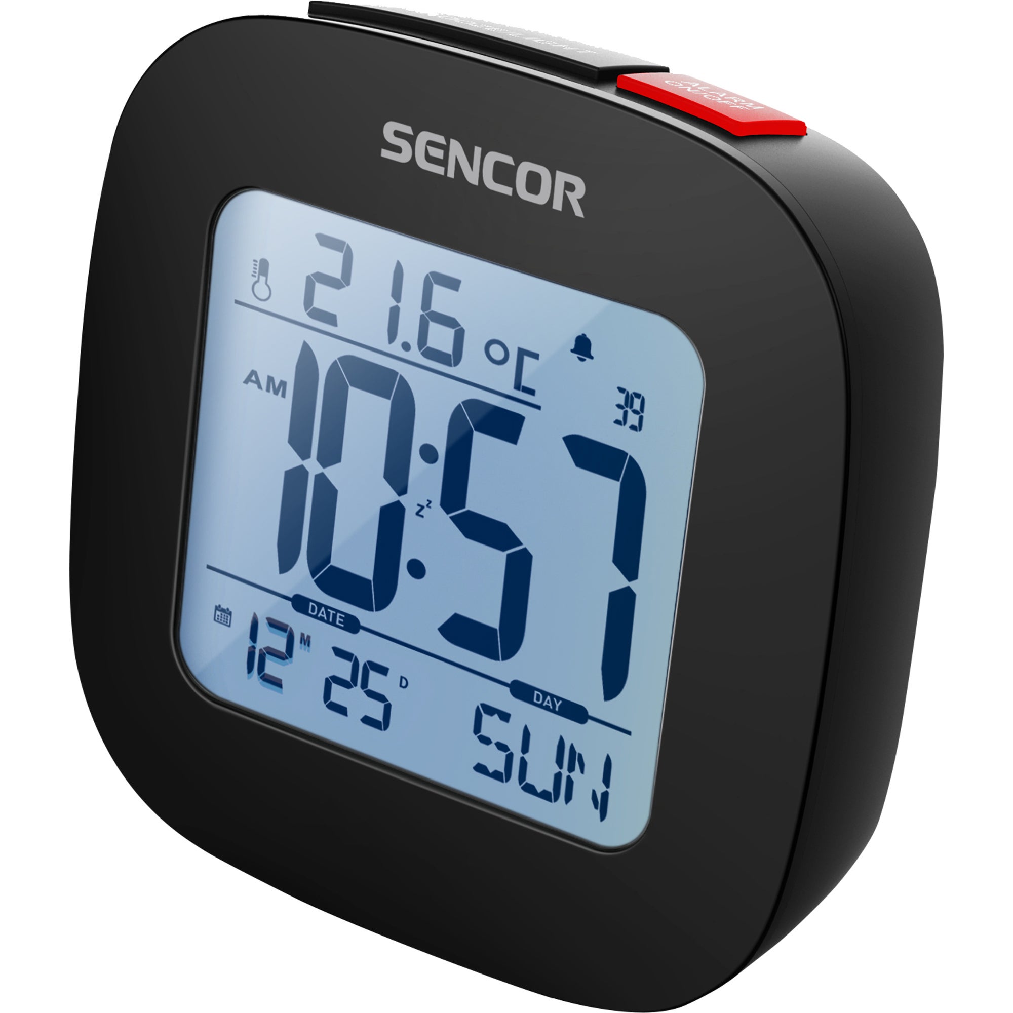 SENCOR Digital Väckarklocka med Termometer