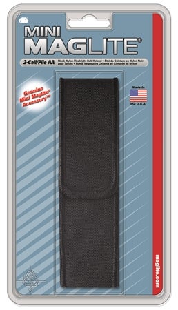 Nylonhylster sort Mini Maglite