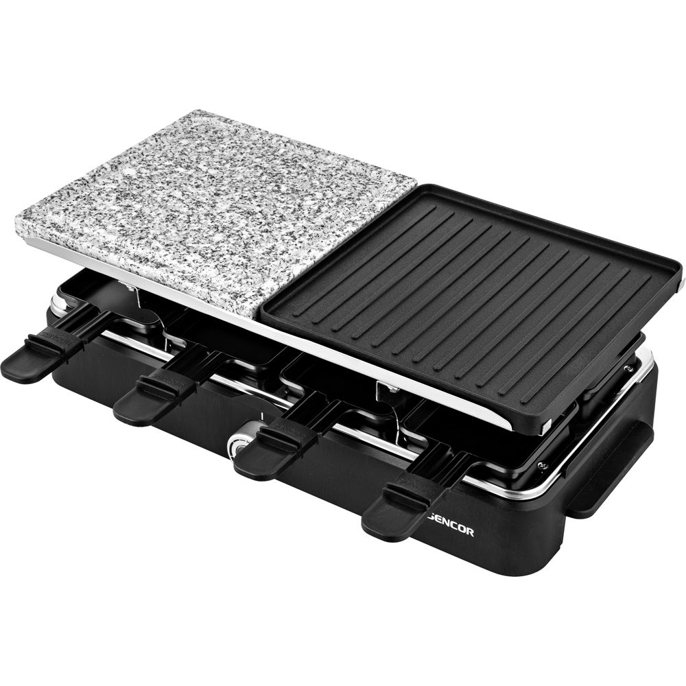 SENCOR Raclette Grill 2 i 1, Grill & Stekhäll