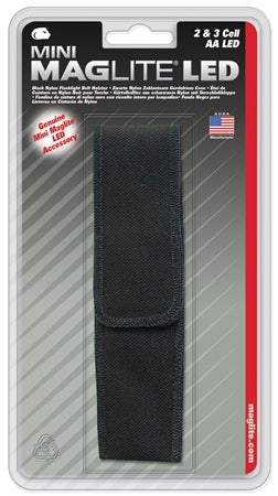 Nylonhylster sort Mini Maglite