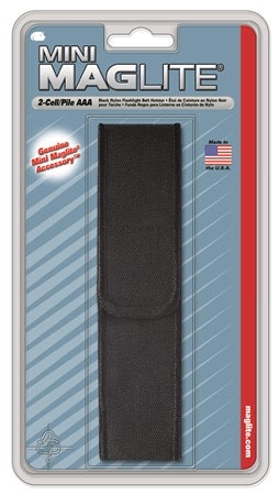 Nylonhylster sort Mini Maglite