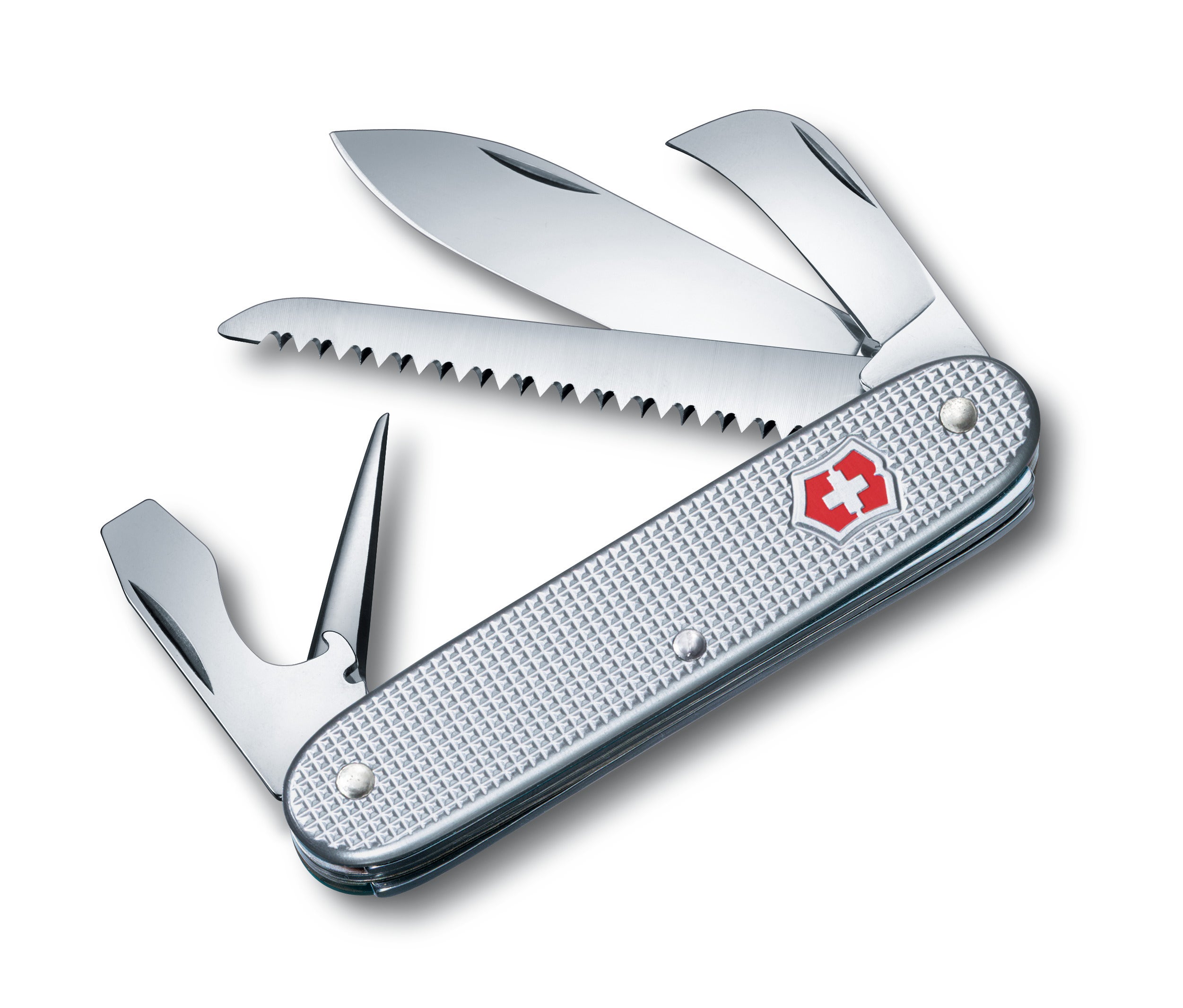 Pocket knife, ribbed Alox,
