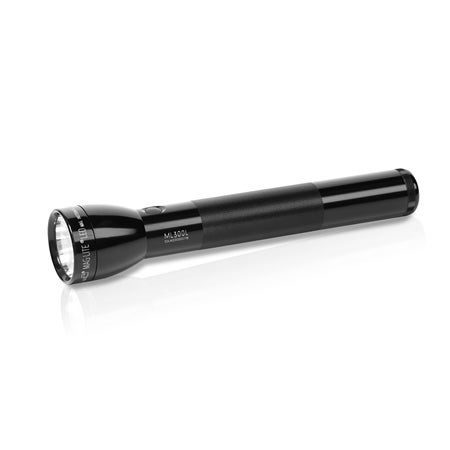 Lommelygte ML300L sort før 3 D-cell batterier